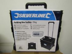 Silverline Folding Box Trolley, 25kg Unchecked & Packaged.