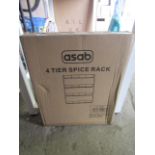 Asab 4-Tier Spice Rack - Unchecked & Boxed.