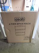 Asab 4-Tier Spice Rack - Unchecked & Boxed.