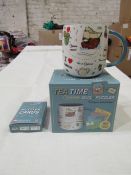 2x Tea Time Challenge Mug & Puzzle, Unchecked & Boxed.