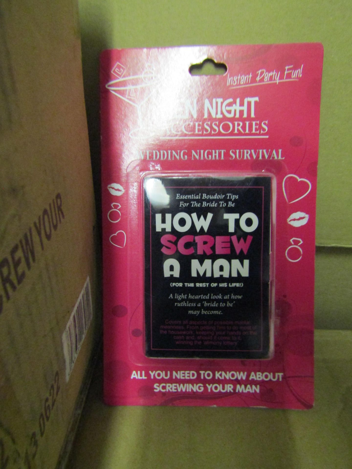 Box Of Approx 40x Hen Night Accessories Wedding Night Survival,