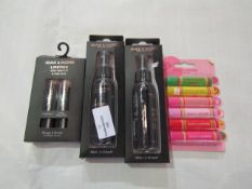4x Items Being - 2x Max & More 60ml Setting Spray - 1x Max & More Pack Of 2 3.2g Lipstick With