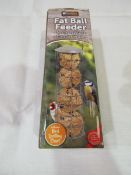 My Garden Weather Resistant Fat Ball Feeder, Includes Bird Spotting Chart - Unchecked & Boxed.