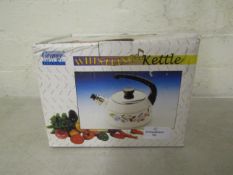 Grange House Whistling Kettle, Unchecked & Boxed.