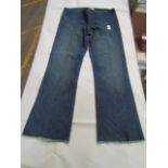 Armani Exchange Ladies Navy Jeans, Size: 10 - Good Condition.