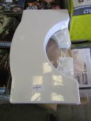 2x Asab Foldable Toilet Stool, White - Unused & Boxed.