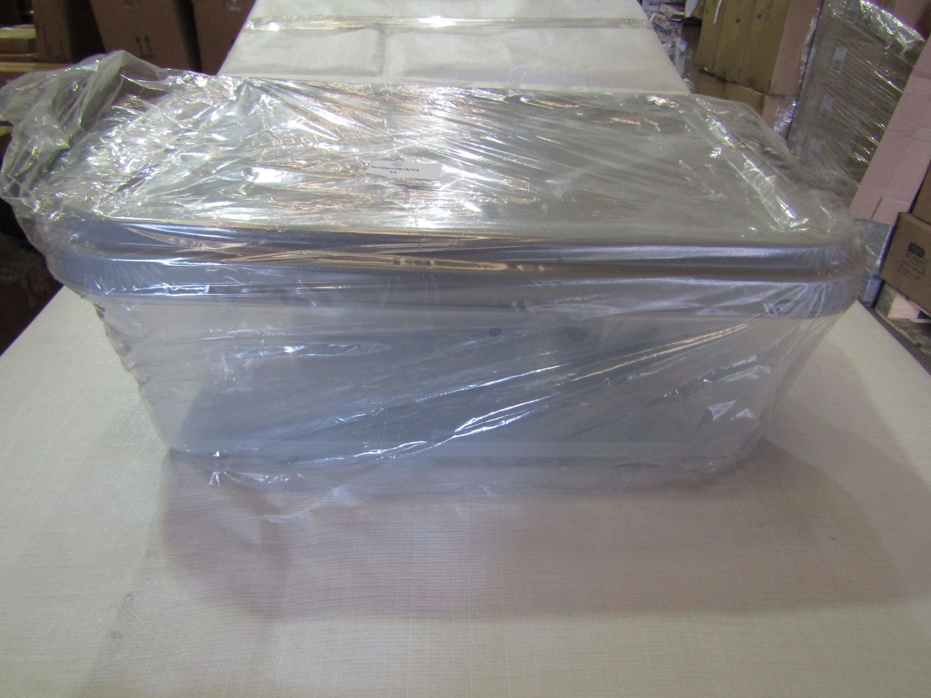 Plastic Sorage Tub With Scoop - Unused & Packaged.