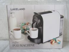 Lakeland Coffee Pod Machine White RRP 90