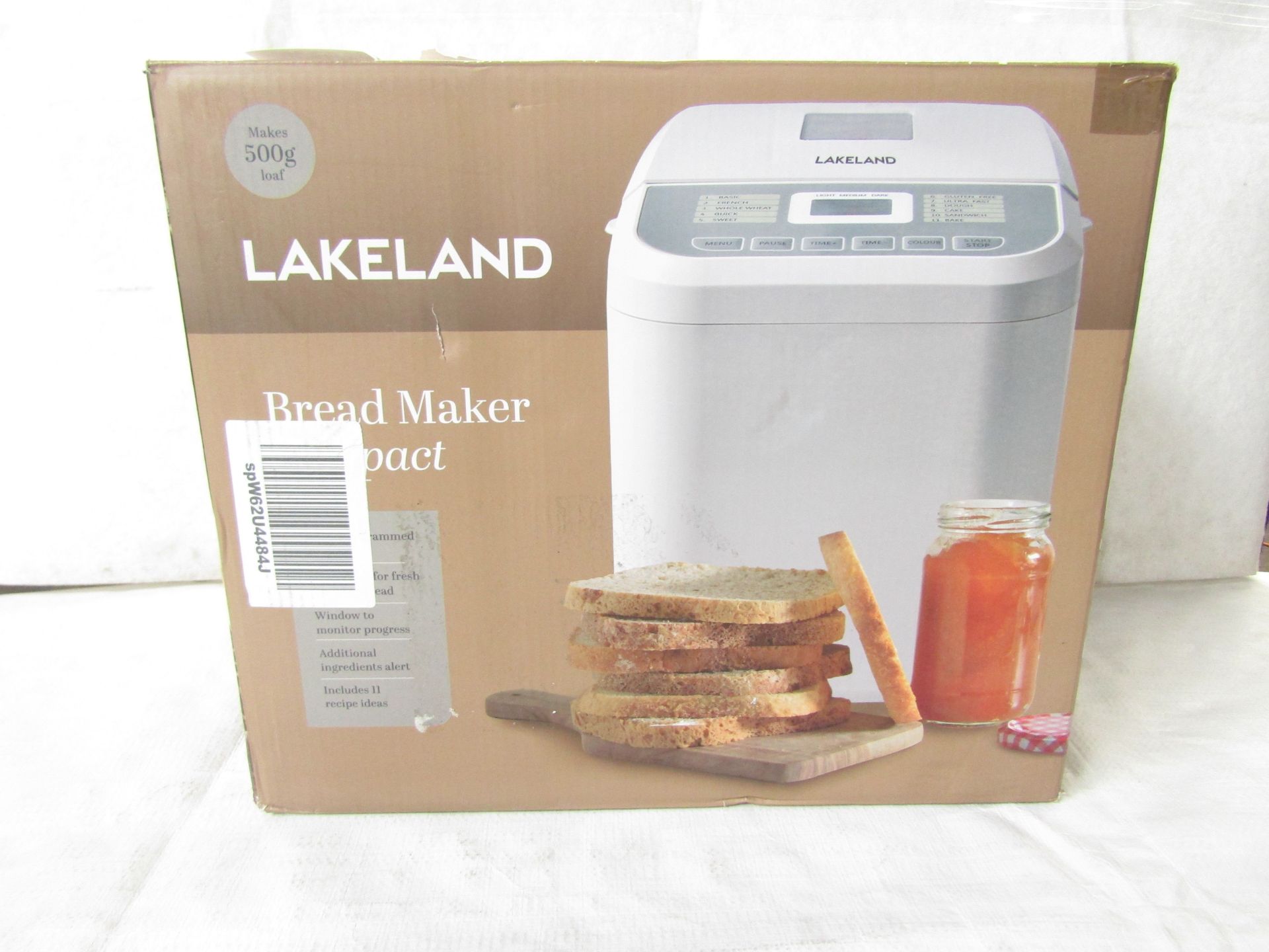 Lakeland White Compact 1lb Daily Loaf Bread Maker RRP 80