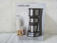 Lakeland Digital To Go Coffee Machine with Travel Mug RRP 35