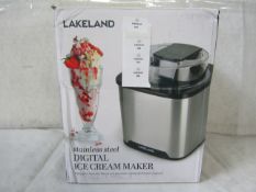 Lakeland Digital Ice Cream Maker 1.8L RRP 50