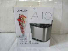 Lakeland S/S Digital Ice Cream Maker RRP 70