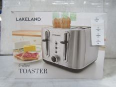 Lakeland Stainless Steel 4-Slice Toaster RRP 45