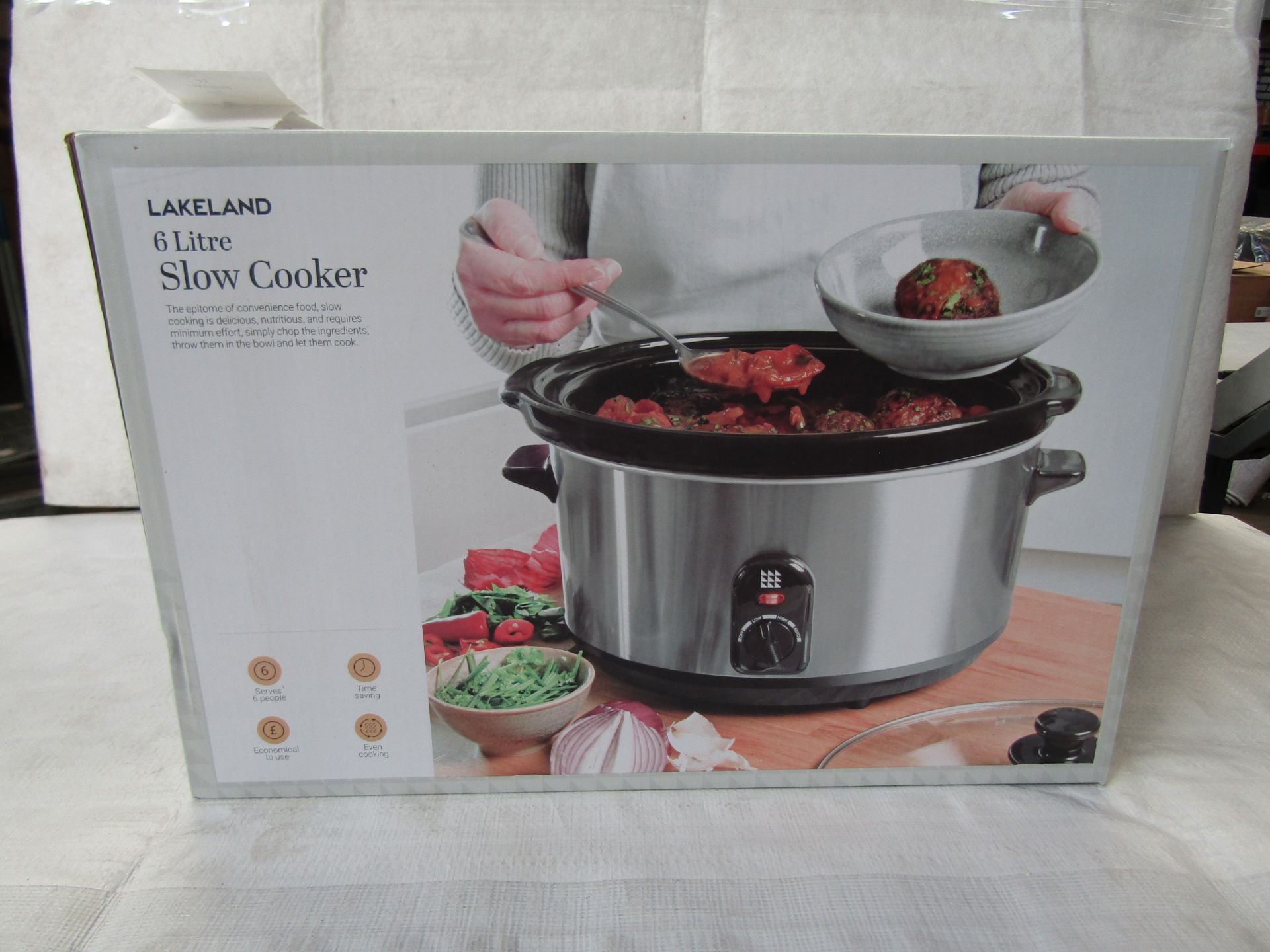 Lakeland 6L Slow Cooker RRP 45