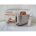 Lakeland Stainless Steel 2-Slice Toaster RRP 45