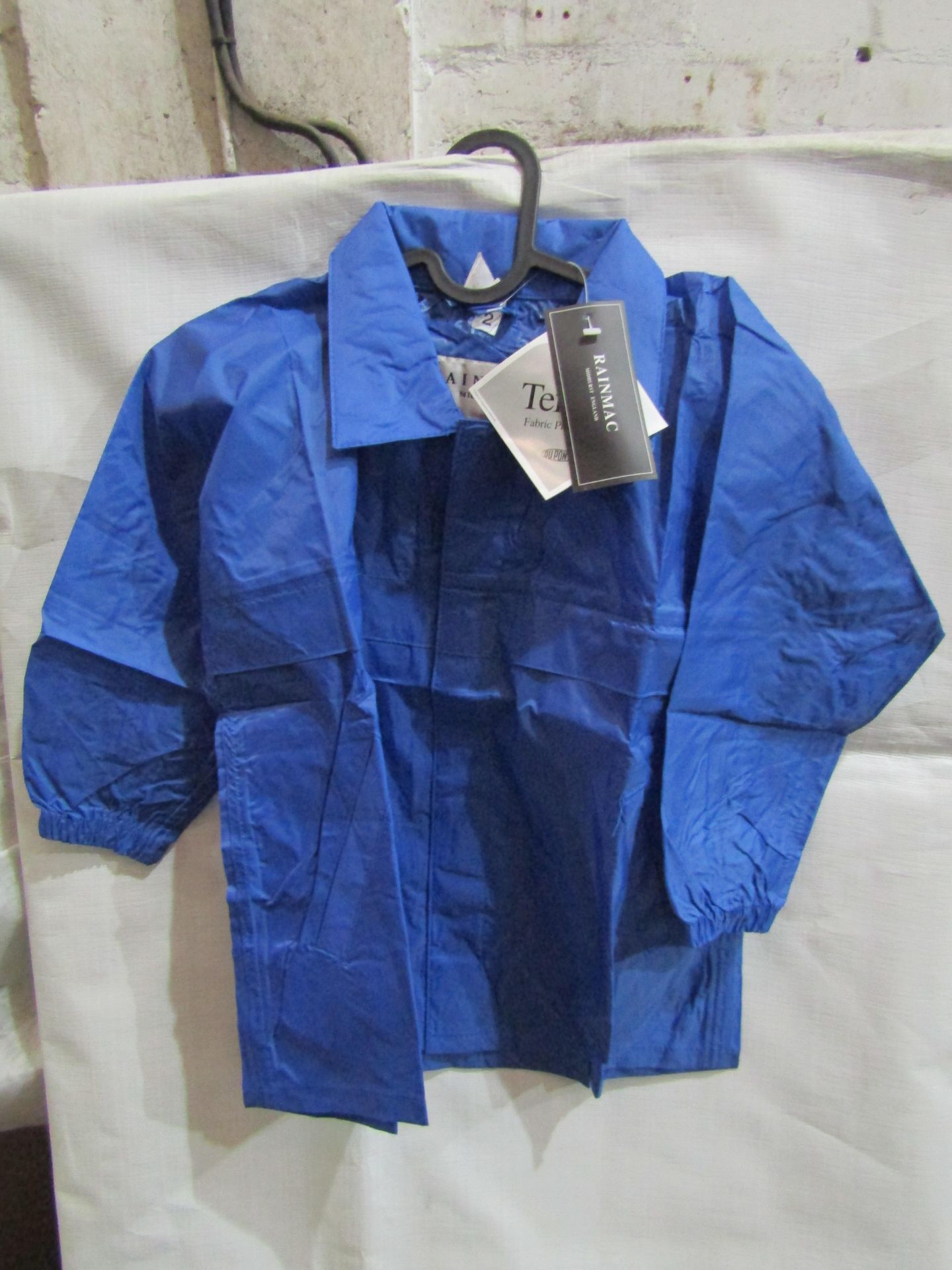 Rainmac Ladies Blue Thin Rain Coat, Size: 14 - Unused & Packaged.