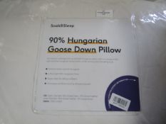 Soak & Sleep Soak & Sleep Hungarian Goose Down Standard Pillow - Medium/Firm RRP 85