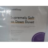 Soak & Sleep Supremely Soft As Down Duvet - Emperor - All Season RRP 188