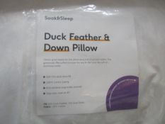 Soak & Sleep Soak & Sleep Duck Feather & Down Superking Pillow Pair - Soft RRP 53