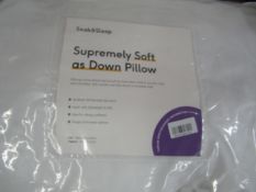 Soak & Sleep Soak & Sleep Soft As Down Microfibre Standard Pillow - Medium/Firm RRP 19
