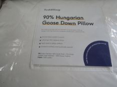 Soak & Sleep Soak & Sleep Hungarian Goose Down Standard Pillow - Soft/Medium RRP 85