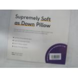 Soak & Sleep Soak & Sleep Soft As Down Microfibre Standard Pillow - Soft/Medium RRP 19
