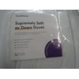 Soak & Sleep Soak & Sleep 13.5 Tog Soft As Down Microfibre Superking Duvet RRP 100