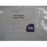 Soak & Sleep 80% Goose Down Superking Pillow - soft RRP 56