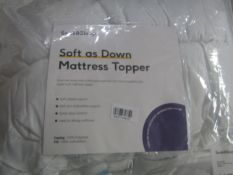 Soak & Sleep Soak & Sleep Soft As Down Single Mattress Topper RRP 45