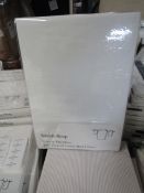 Soak & Sleep Soak & Sleep White 500TC Egyptian Cotton Single 30cm Fitted Sheet RRP 32
