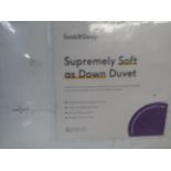 Soak & Sleep Soak & Sleep 10.5 Tog Soft As Down Microfibre Superking Duvet RRP 80