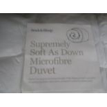 Soak & Sleep Soak & Sleep 4.5 Tog Soft As Down Microfibre Superking Duvet RRP 65
