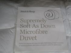 Soak & Sleep Soak & Sleep 4.5 Tog Soft As Down Microfibre Superking Duvet RRP 65