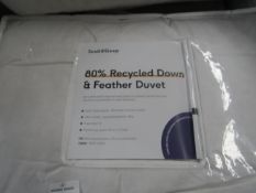 Soak & Sleep Soak & Sleep 9 Tog 80% Recycled Down Double Duvet RRP 98