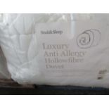 Soak & Sleep Anti Allergen Hollowfibre Duvet Superking 13.5 Tog RRP 60