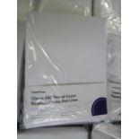 Soak & Sleep Soak & Sleep White 200TC Egyptian Cotton Euro King Size 30cm Fitted Sheet RRP 23