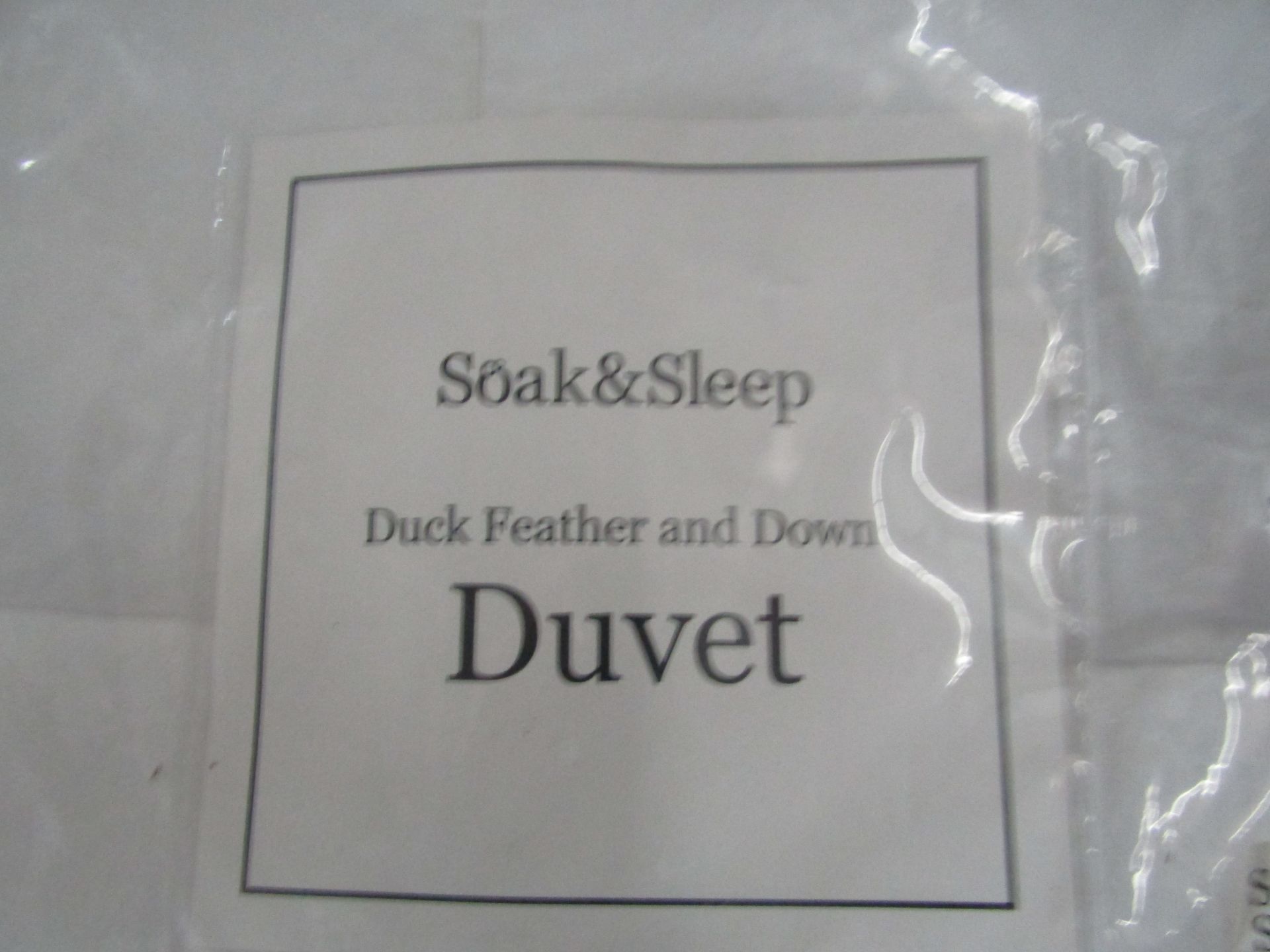 Soak & Sleep Duck Feather & Down Duvet - Superking - 4.5 Tog RRP 50