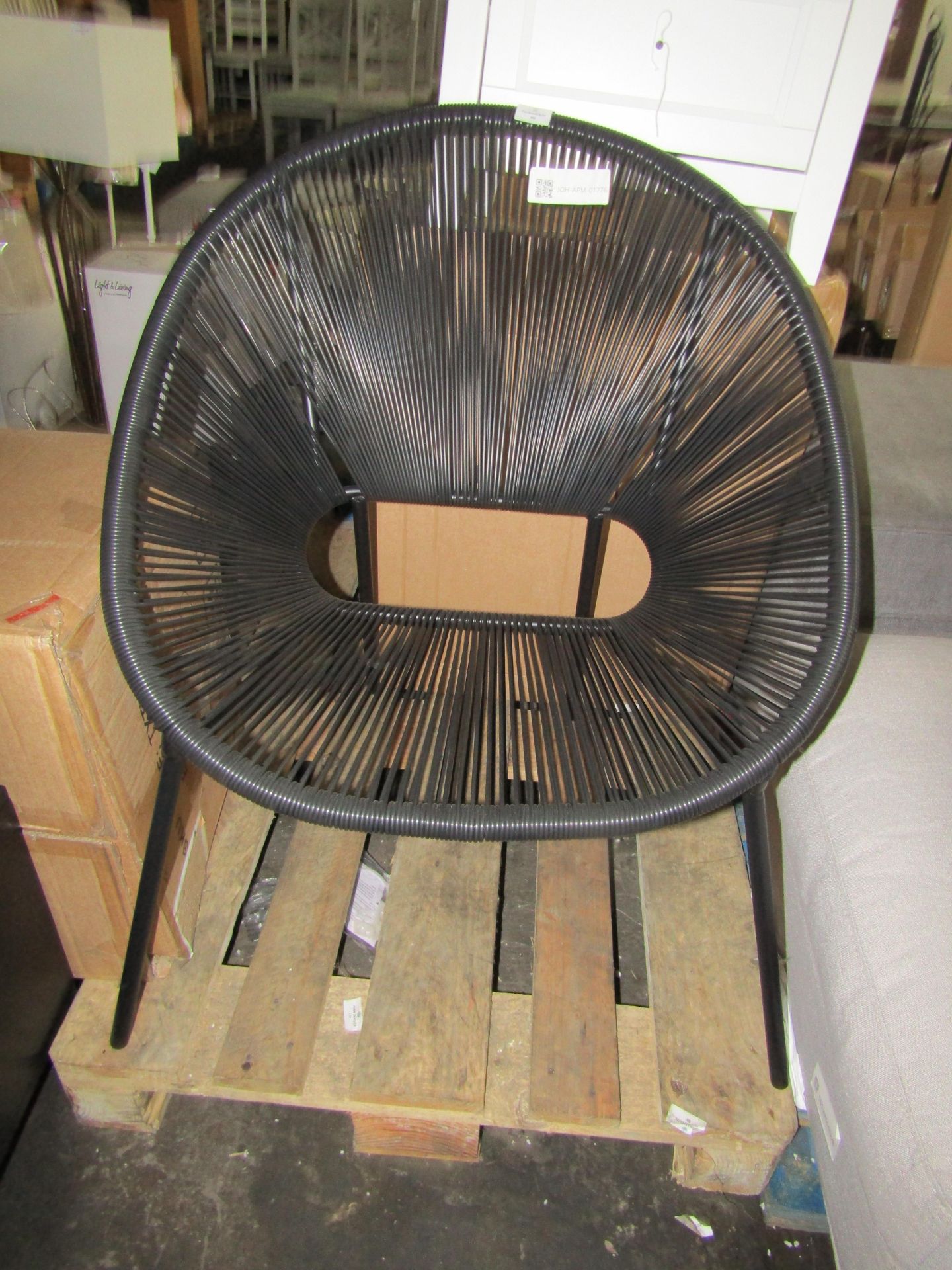 John Lewis Salsa Garden Chair Black RRP 95.00About the Product(s)John Lewis Salsa Garden Chair
