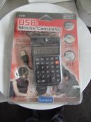 6x Lexibook USB Mouse with calculator, unused but been stored a while