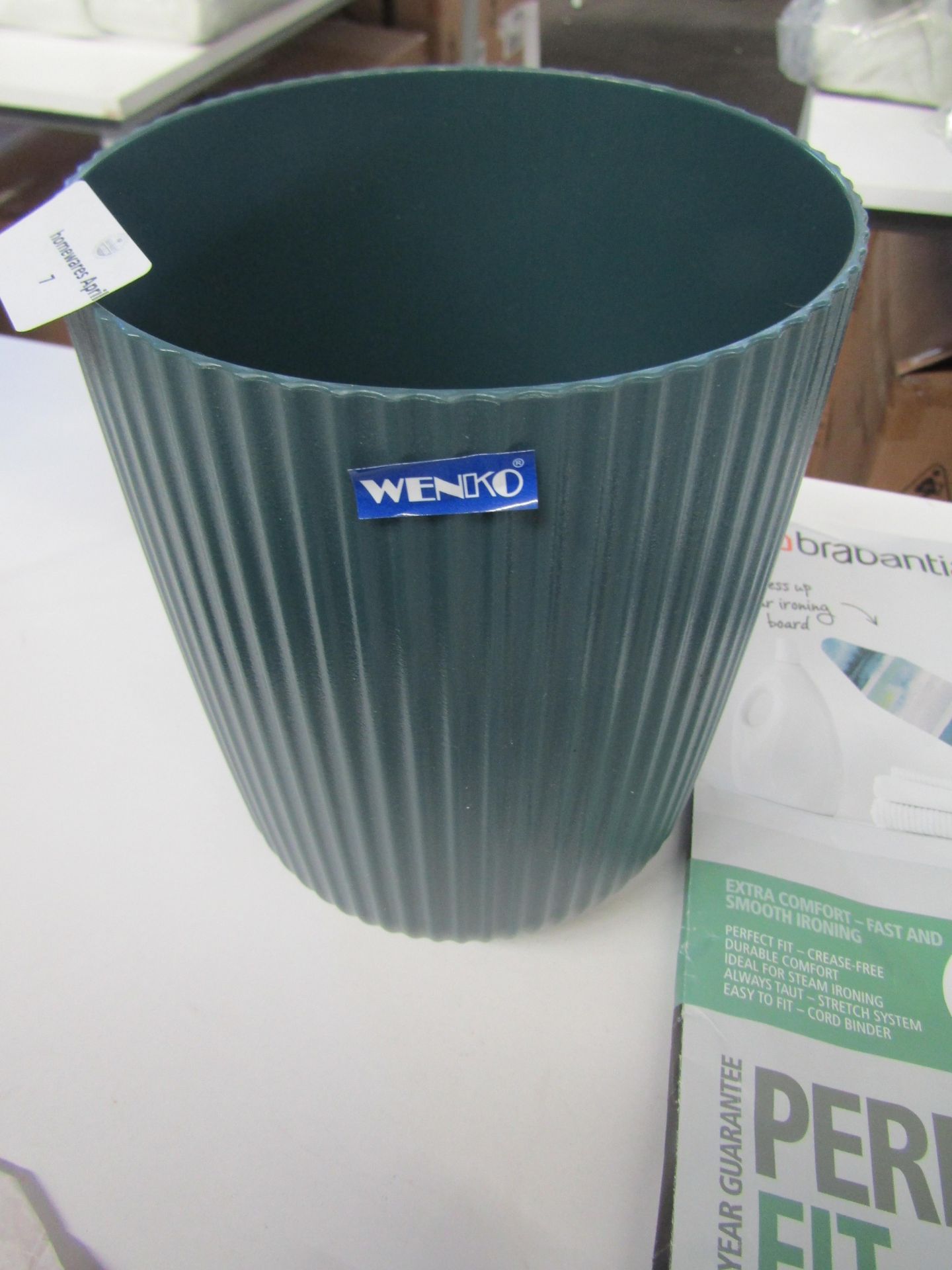 Wenko - Ribbed Plastic Planter - Good Condition.