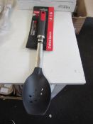 Prestige Pop Slotted Spoon Black/Red RRP 05About the Product(s)The Pop Slotted Spoon by Prestige