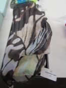 Of The Bea Silk Scarf Beatrice Jenkins Blue Pheasant RRP 145 https://www.ofthebea.com/collections/