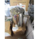 Mogga - Chrome Coffee Filter Jug - Boxed.