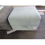 Oak Furnitureland Bridgeport Storage Footstool in Duck Egg Fabric RRP 299.99This item looks to be in