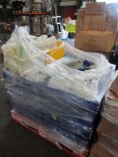 Pallet of approx 20x 24kg tubs of Ecolab turbo break laundry, unchecked, RRP £64 a Tub
