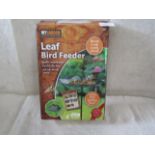 MyGarden - Leaf Bird Feeder 25x10x62cm - Unchecked & Boxed.