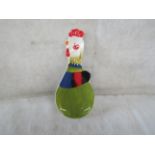 2X Chicken Ceramic Trinket Dish - New.