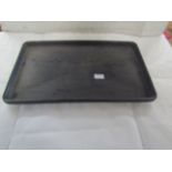 3X Black Plastic Trays - Good Condition.