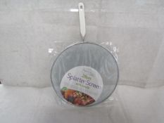 2X Fig&Olive 28cm Splatter Screen With Handle ( For Pans ) - New & Packaged.