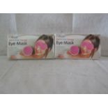2X Secrets - Hot & Cold Therapy Eye Masks - New & Boxed.